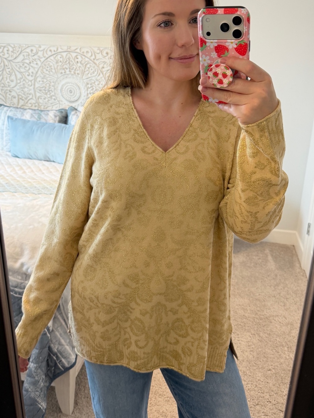 Soft Surroundings Women's V-Neck Sweater